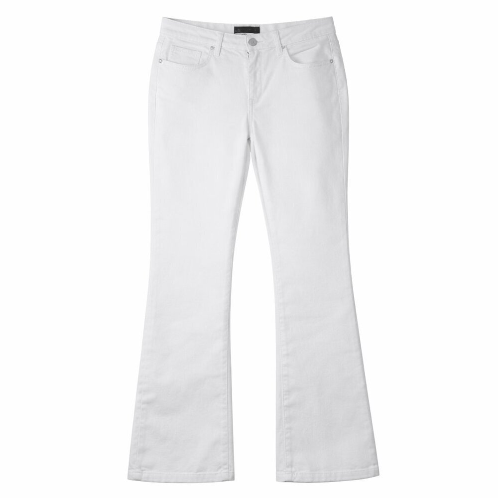 NWT BANANA REPUBLIC Wide Leg White Jeans Size 6P